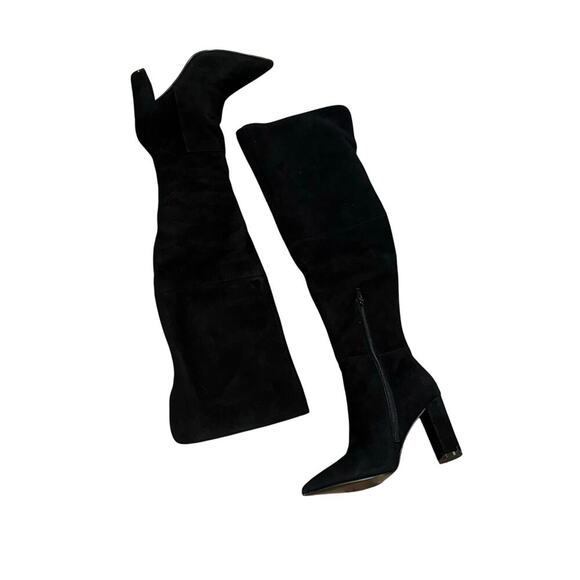 Steve Madden Blyss Women's Boots Pointed Toe Black Suede Size 7.5 NWB - Picture 6 of 13